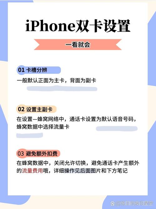 双卡流量怎么设置