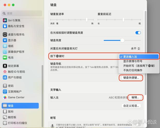 mac 设置输入法