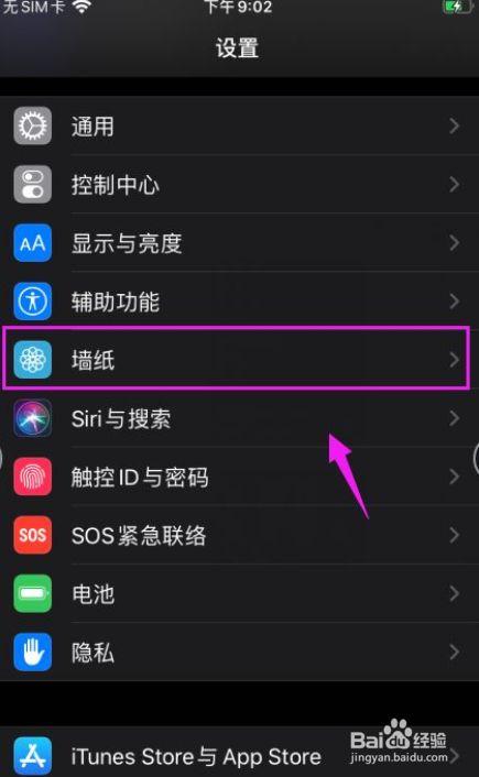 苹果6怎么设置壁纸