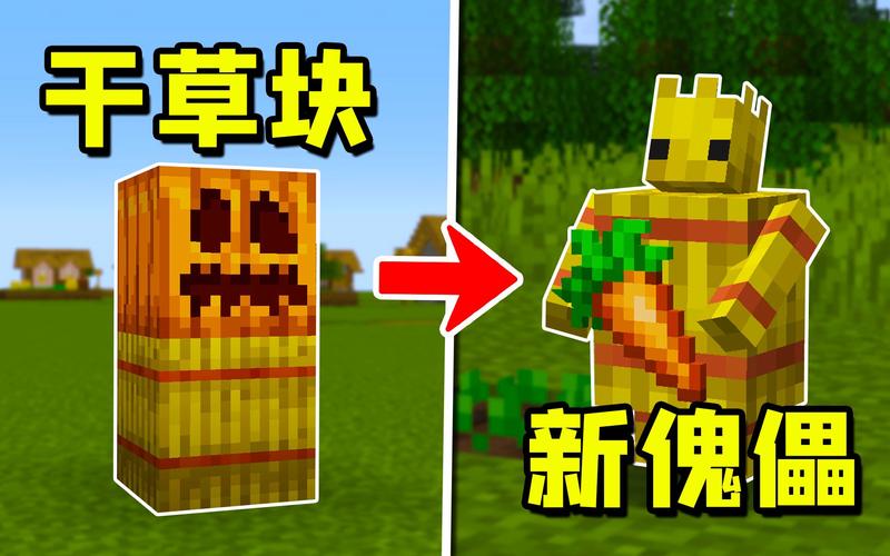 我的世界怎么做草傀儡