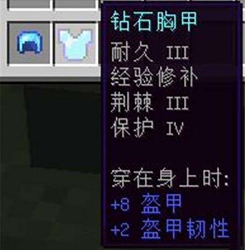 我的世界胸甲附魔