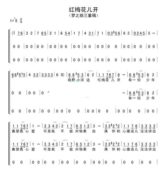 抖音花儿开什么歌