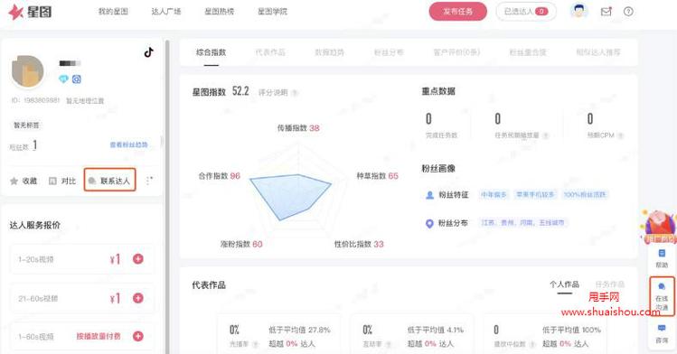 抖音星图快手有什么