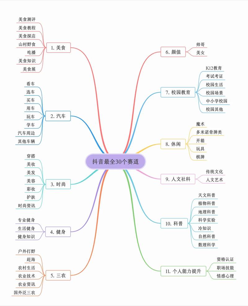 抖音都有些什么赛道