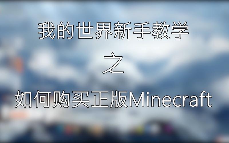 我的世界正版怎么买