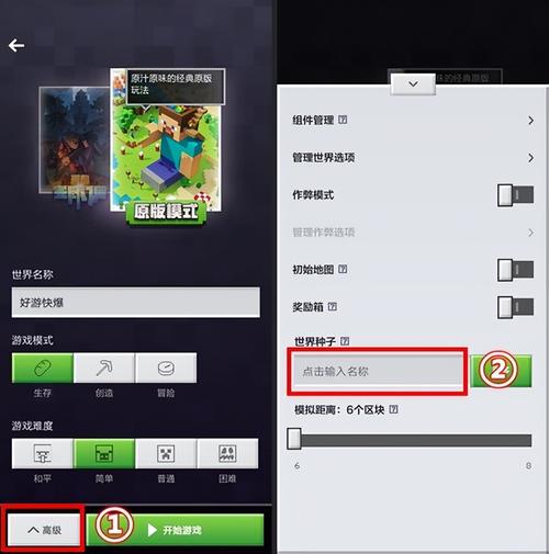 我的世界怎么使用种子