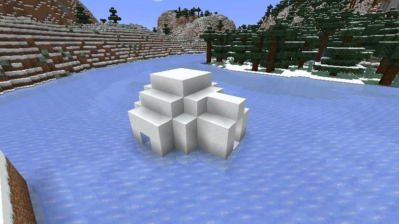 我的世界冰雪小屋