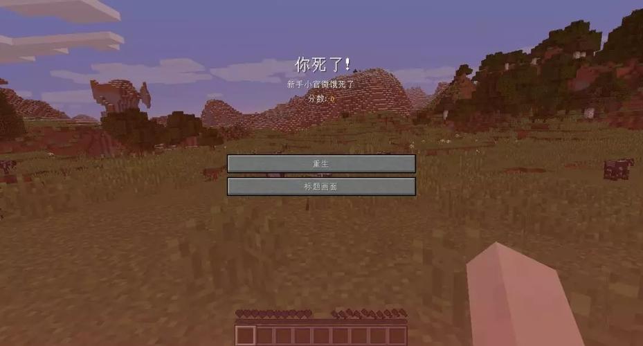 我的世界会饿死吗