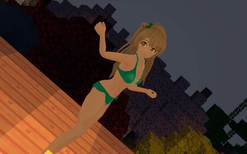 我的世界美女洗澡
