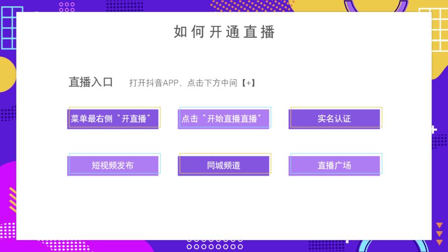 抖音开通直播做什么