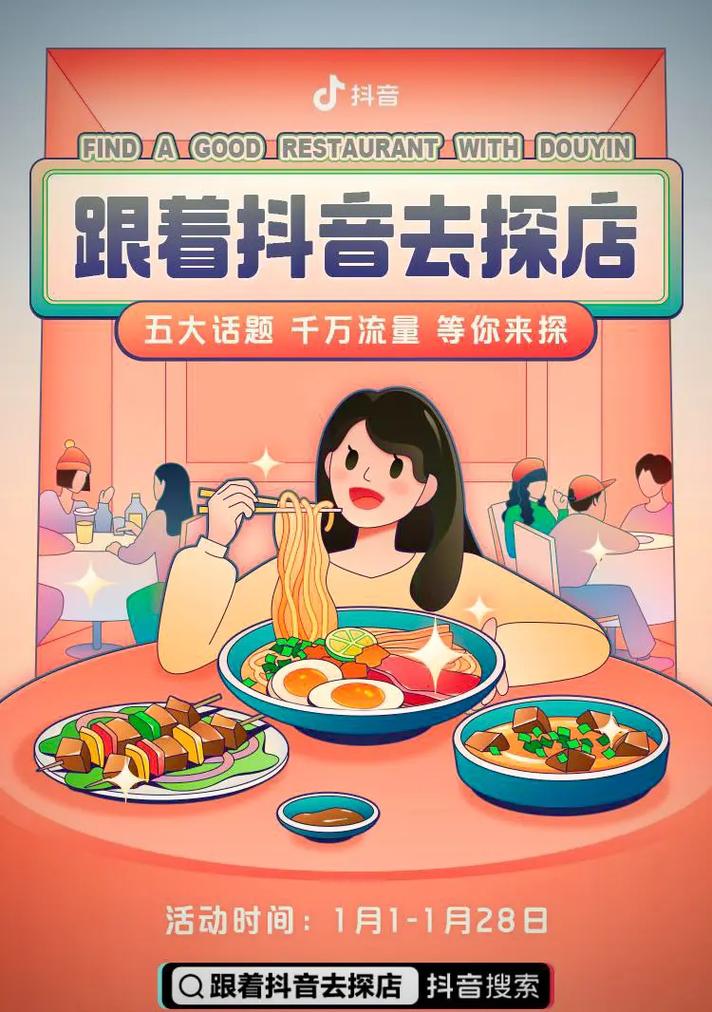 美食抖音话题是什么