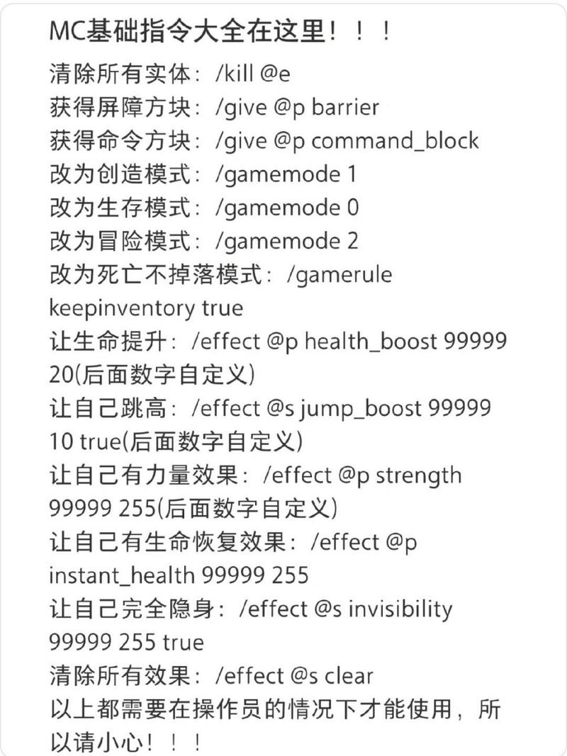 我的世界给东西的指令