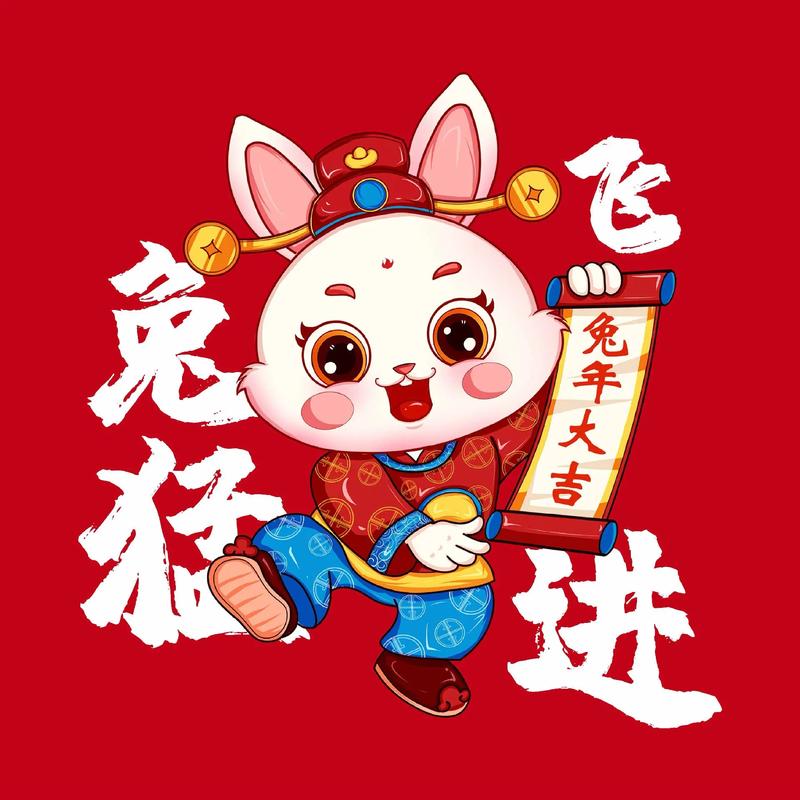 抖音兔子贴纸叫什么