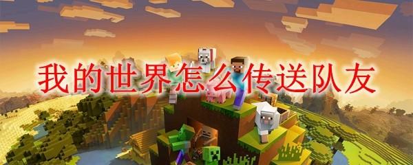 我的世界怎么传送队友