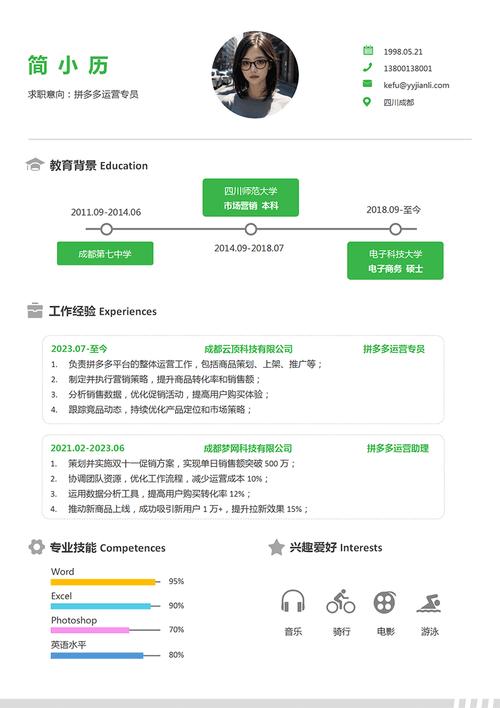 简历拼多多砍价怎么写