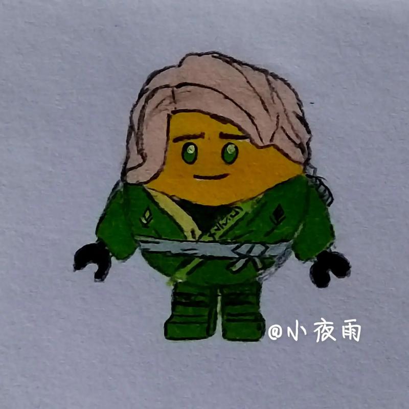 乐高幻影忍者怎么画