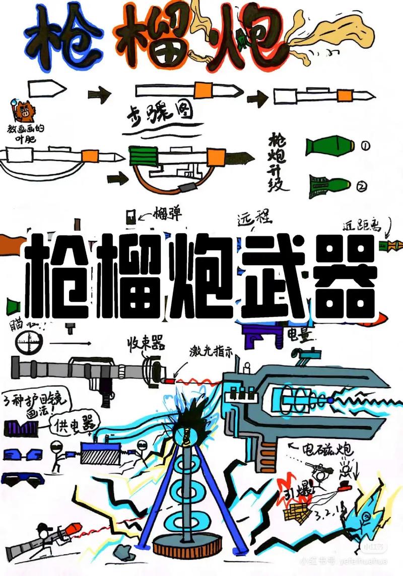 火柴人怎么画枪