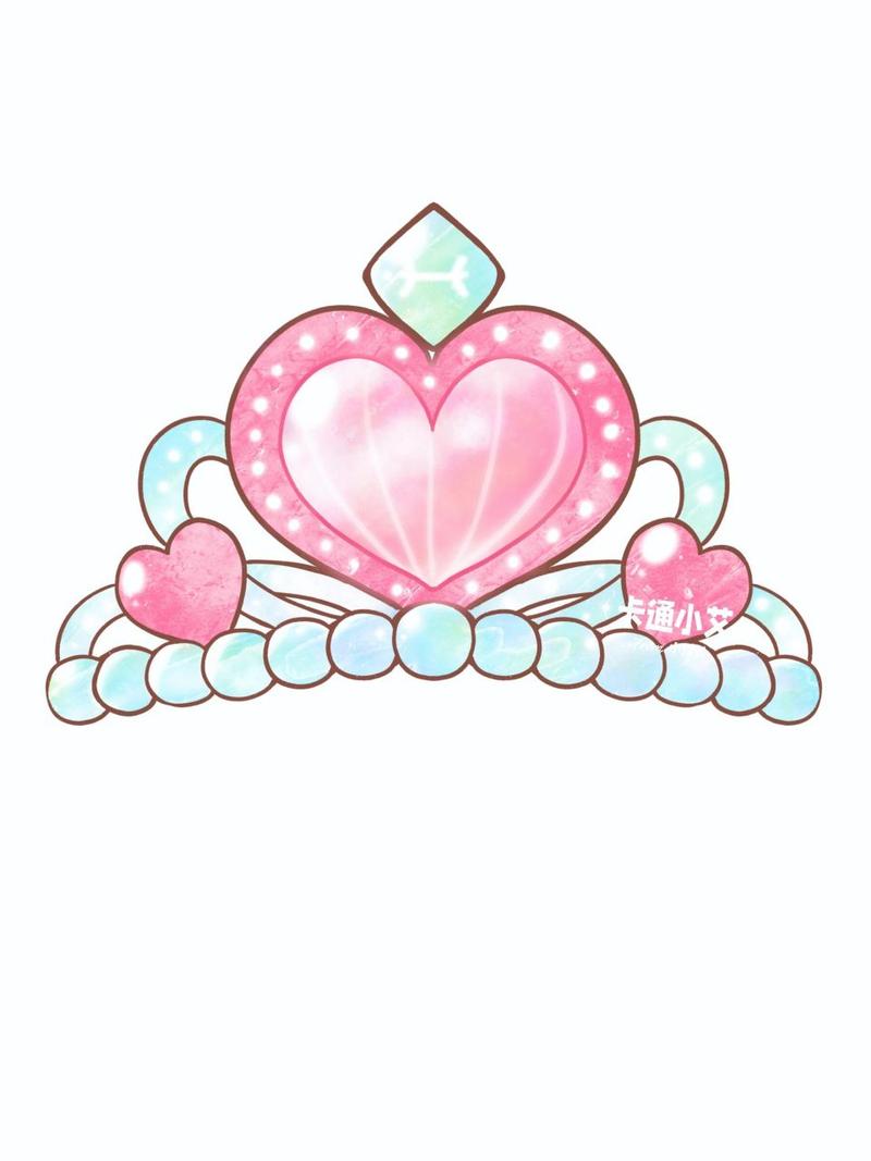 公主的王冠怎么画