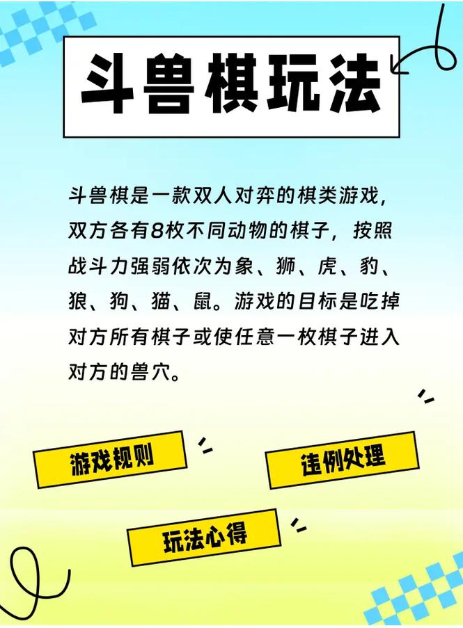 斗兽棋怎么摆