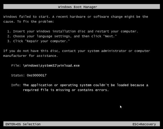 windows显示恢复错误_错误恢复属于操作系统吗_windows错误恢复是什么原因引起的