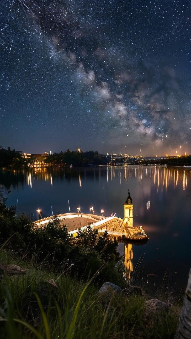 苹果手机夜间如何拍景色
