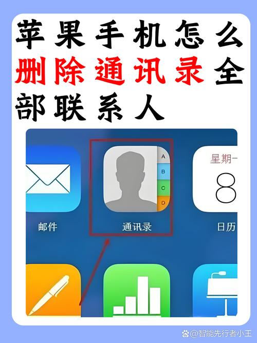 如何清空手机通讯录苹果
