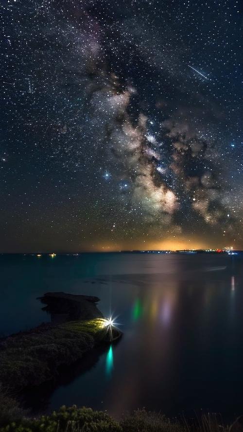 如何拍夜晚的天空苹果手机照片