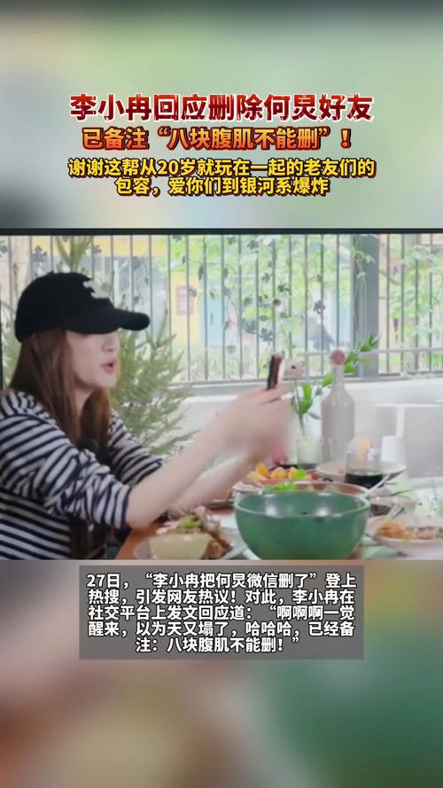 李小冉回应删何炅微信:以为天又塌了