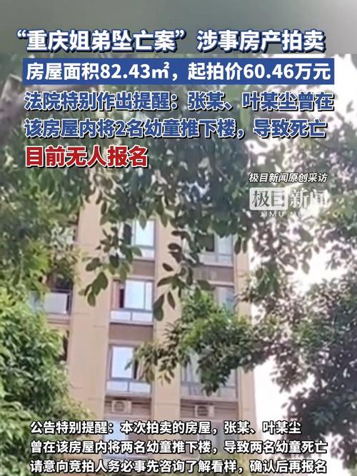 重庆姐弟坠亡房屋法拍再被撤回