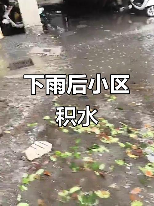 密云遇极端暴雨 小区积水淹没一层楼