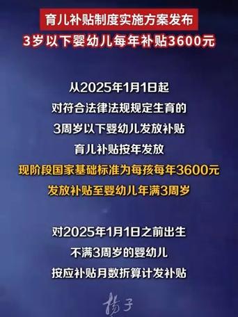 育儿补贴3600元背后的三重深意