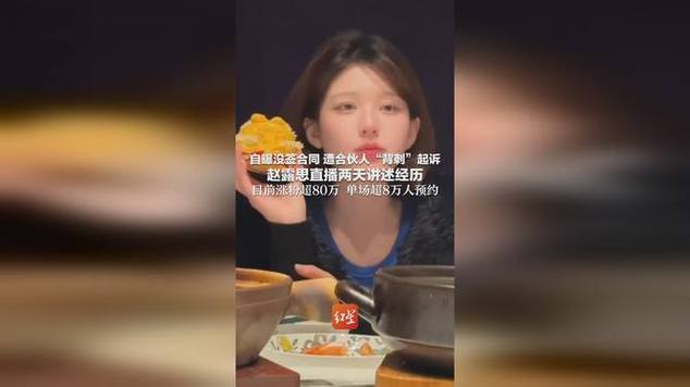 赵露思被甜品店合伙人背刺起诉