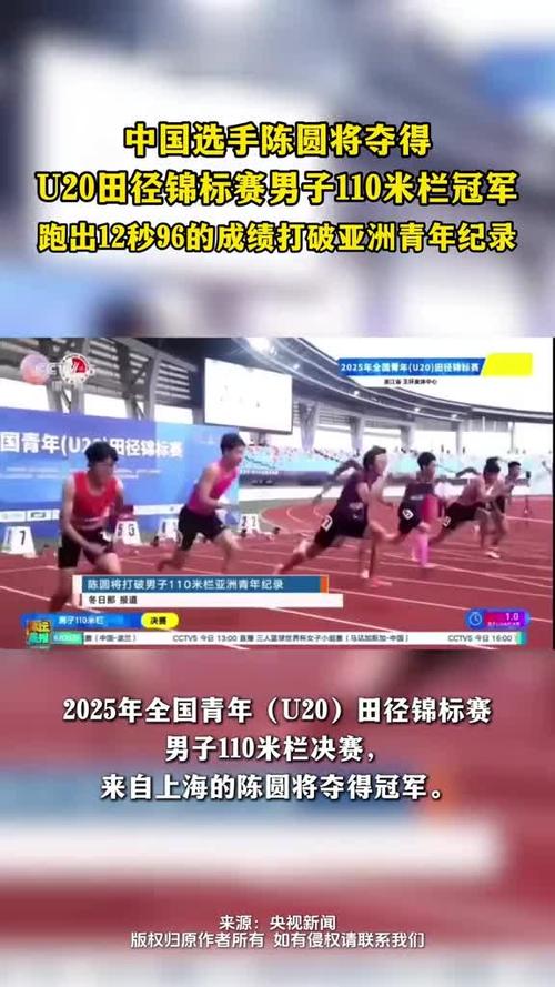 陈圆将110米栏打破个人最好成绩夺冠