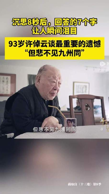 许倬云曾含泪说出:但悲不见九州同