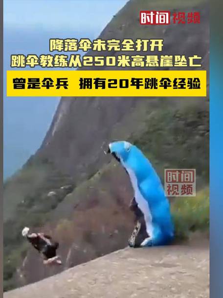 巴西44岁CEO跳伞发生空中撞击坠亡