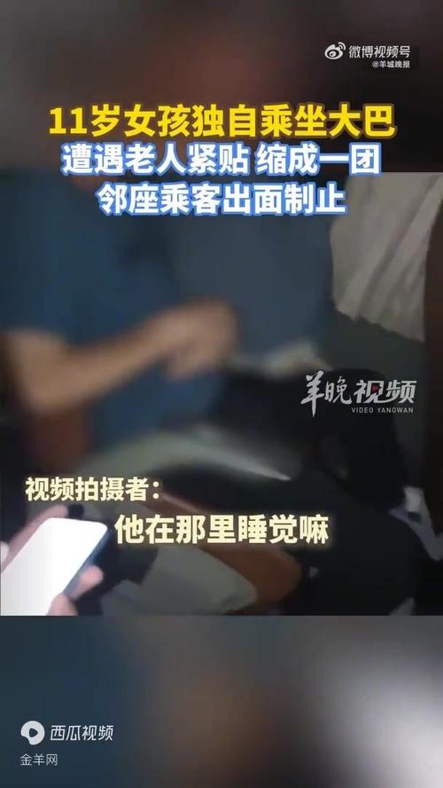 老人骚扰11岁独行女孩被邻座喝止