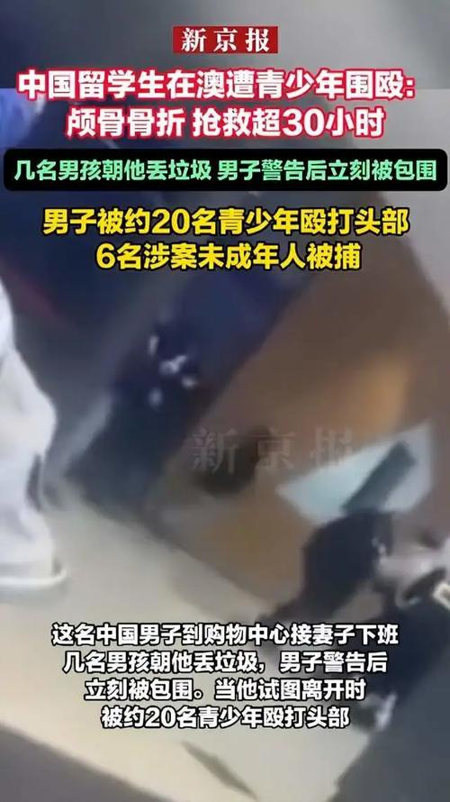中国留学生在澳遭围殴视频曝光