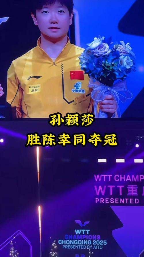 陈幸同击败孙颖莎夺冠
