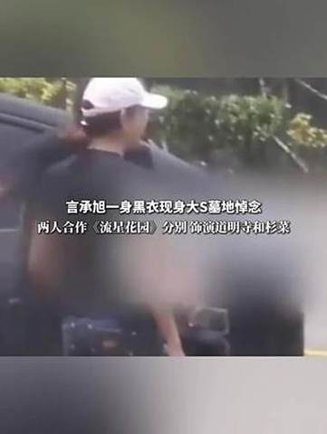 言承旭现身大S墓地悼念