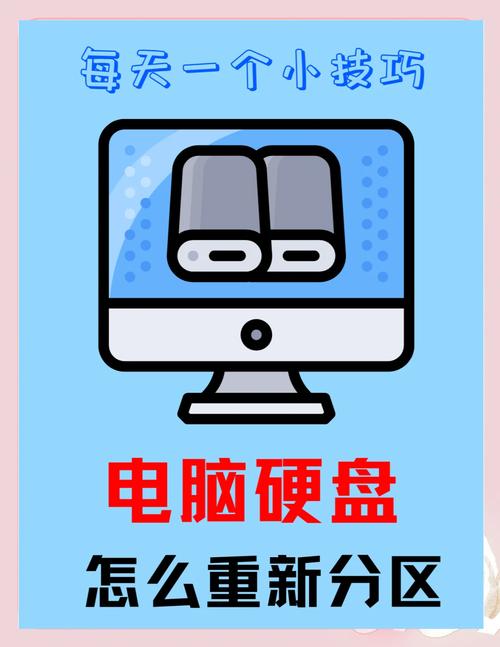 如何把电脑硬盘重新分区