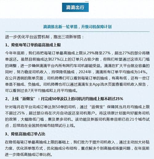 网约车平台集体降抽成