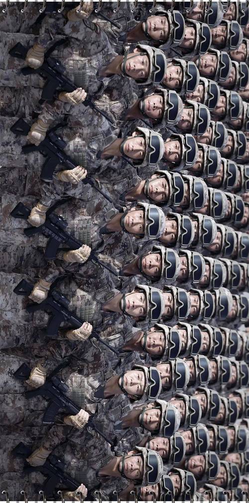 超近距离感受阅兵训练