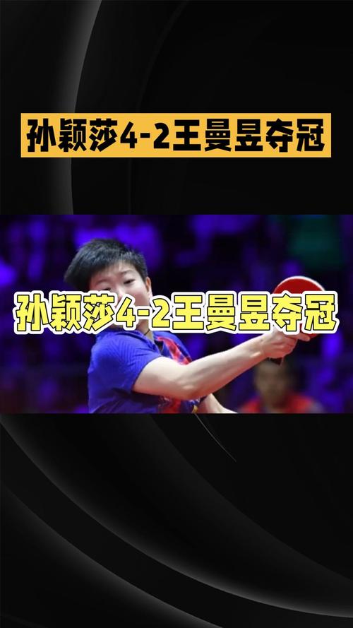孙颖莎4-2战胜王曼昱夺冠
