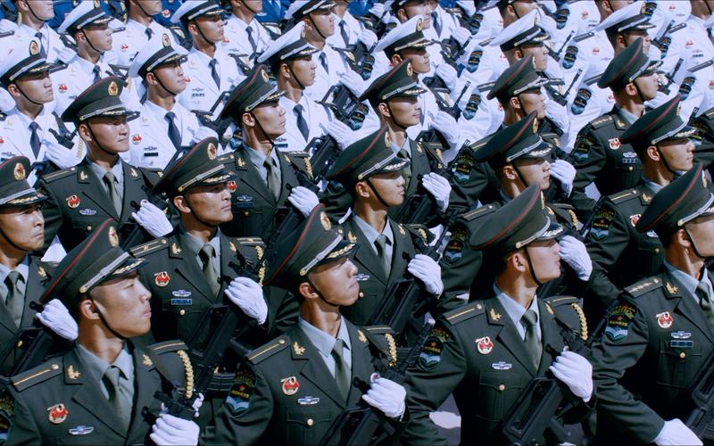 这是你没见过的阅兵训练画面