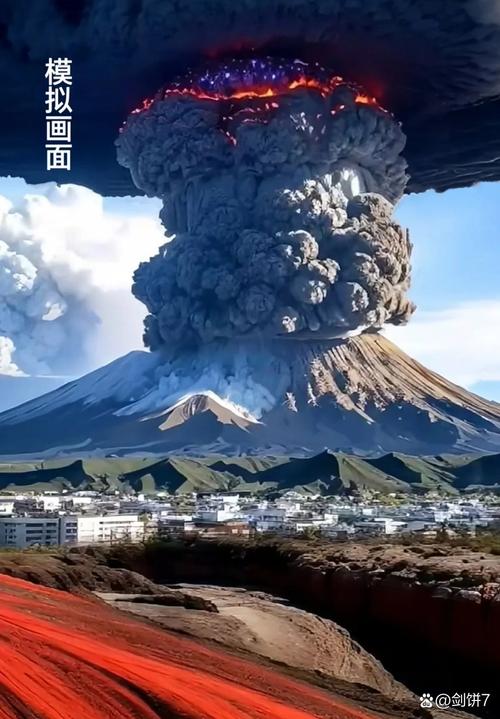 日本公布富士山喷发模拟画面