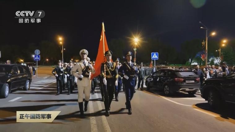 受阅部队已在长安街列阵