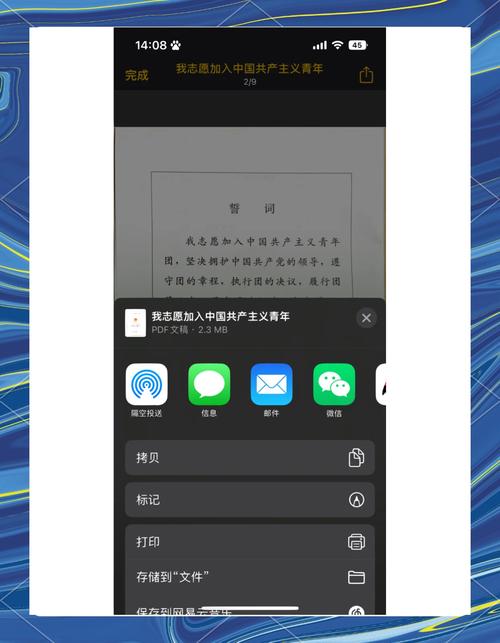 苹果手机如何扫描pdf文件怎么打开