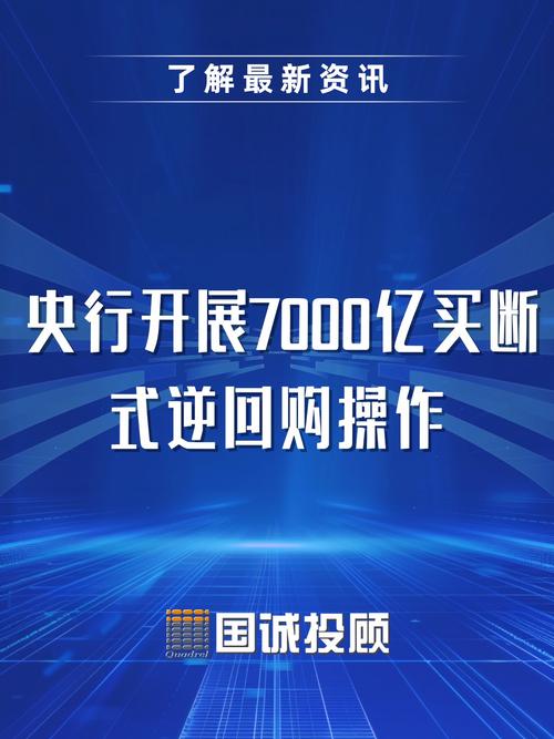 央行将开展1万亿元买断式逆回购操作