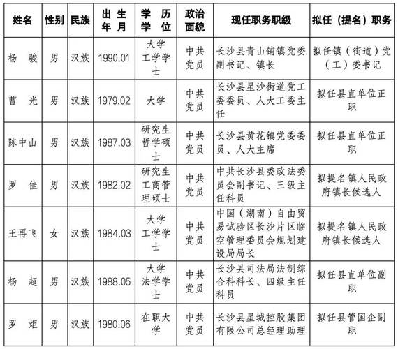 湖南2名90后干部拟任副处级职务