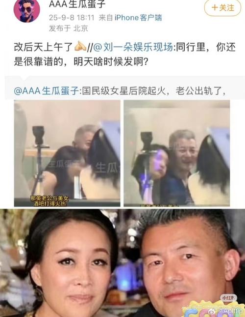 曝那英老公出轨